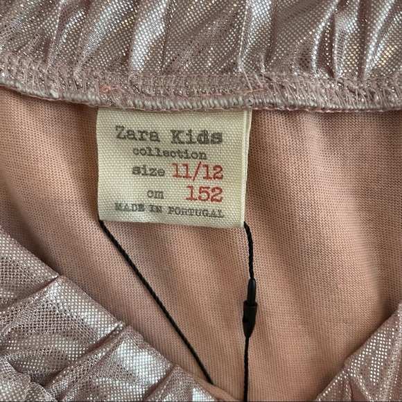 Zara Pink Pleated Skirt NWT - Picture 4 of 4